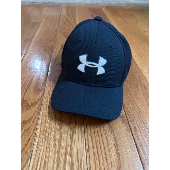 Boys Under Armour Youth Hat Classic Fit Black Baseball Cap S/M - Picture 1 of 5